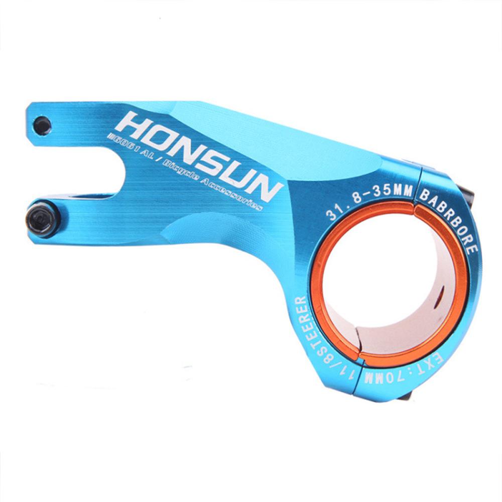 Wspornik rowerowy CNC ujemny 17 stopni 31,8/35*70 MM XC rower górski mostek ze stopu aluminium odpowiedni do roweru górskiego XC/szosowego