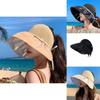 Summer Sun Protection Hat Women Large Brim Uv Shield Outdoor Sun Hat For Beach Travel