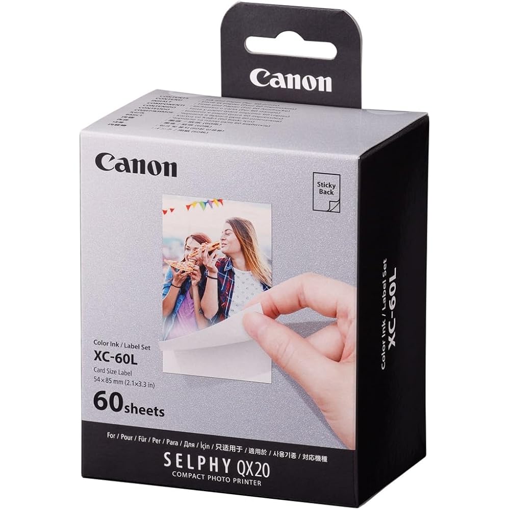 Canon QX20 Exclusive Color Ink/Label Set XC-60L