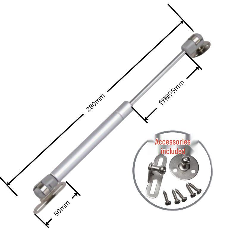 Hydraulic Gas Spring Support for Cabinet Doors