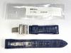 SEIKO DG40AW Mechanical 20mm Leather Strap with Dark for Buckle, Crocodile, Blue, SARN003/4S36-00A0 Others
