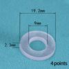 High Quality Tap Washers Parts 4 X 3/4 Inch 50 Pack Hose Rubber Washers Seals Shower Head Transparent Waterproof