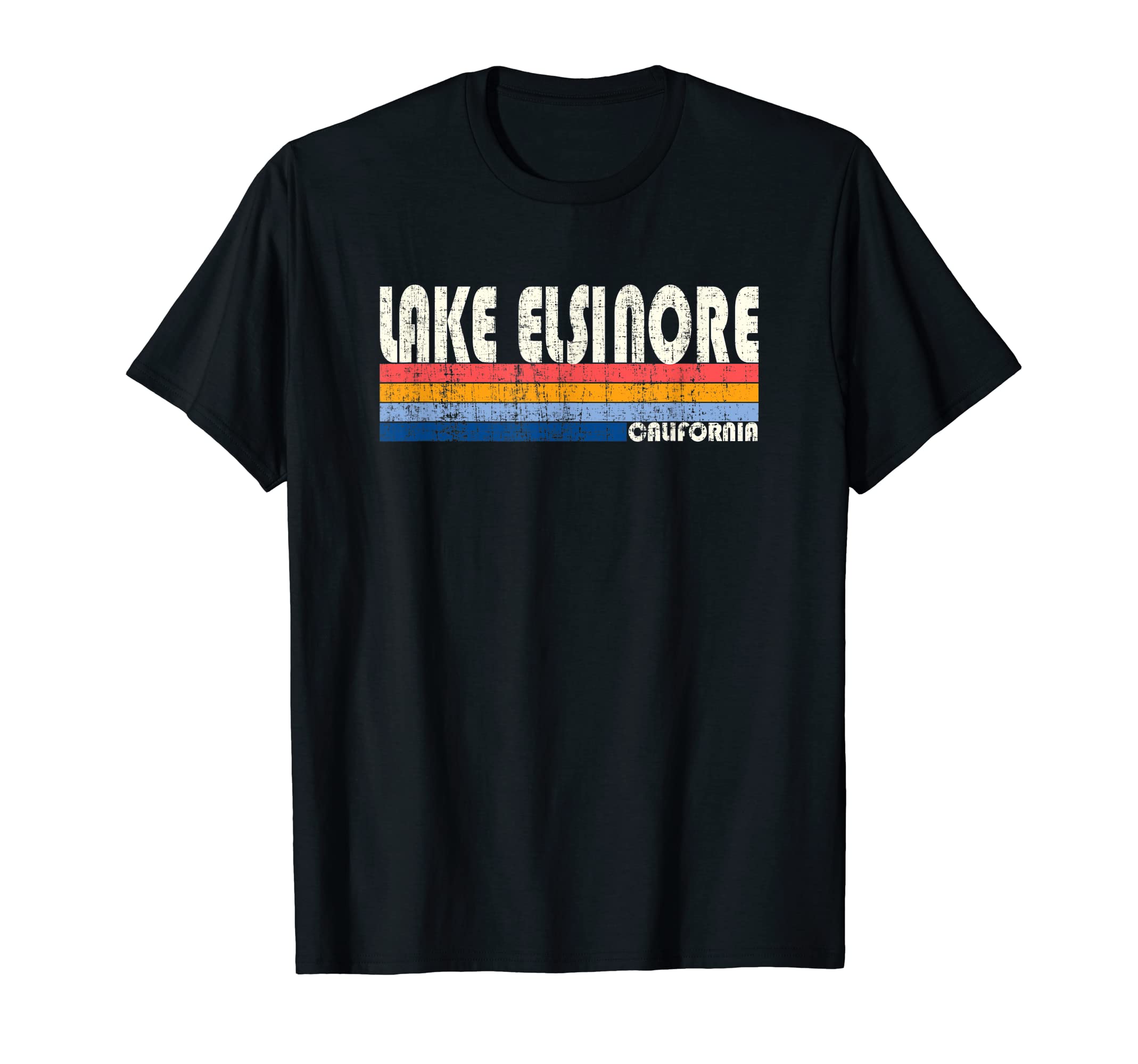 

Retro Vintage Style Lake California 70s-80s Elsinore, T-Shirt