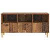 Vintage Style TV Stand Reclaimed Wood Look 102 x 34.5 x 50 cm Particleboard
