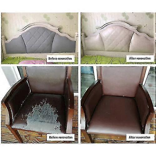 Self Adhesive Leather Repair Patch Couch Sofa Car Seat Chair Renovation Sticker-20x25cm-Green