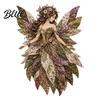 Artistic Patchwork Project Craft Kit Layered Fabric DIY Kit Flower Fairy Sewing Floral for Adults