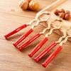 Metal Nut Cracker Tools Nut Sheller Walnut Clip Opener Remover Convenient To Use For Outdoor Camping Picnics Kitchen Accessories