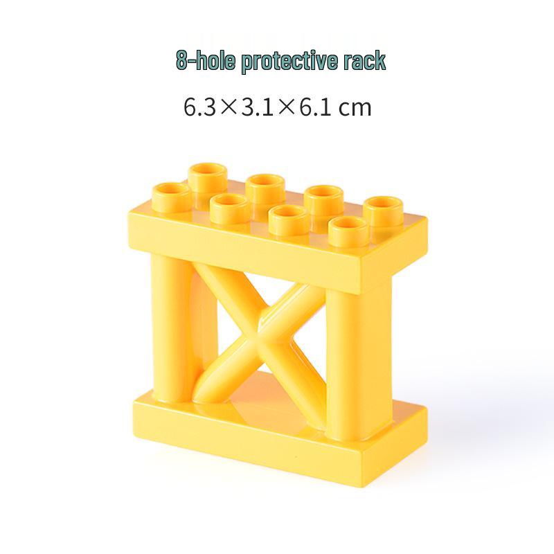 LEGO Duplo-Compatible Large Bricks: Kitchen, Bathroom, Furniture & Food Play Accessories for Children's Building Toys
