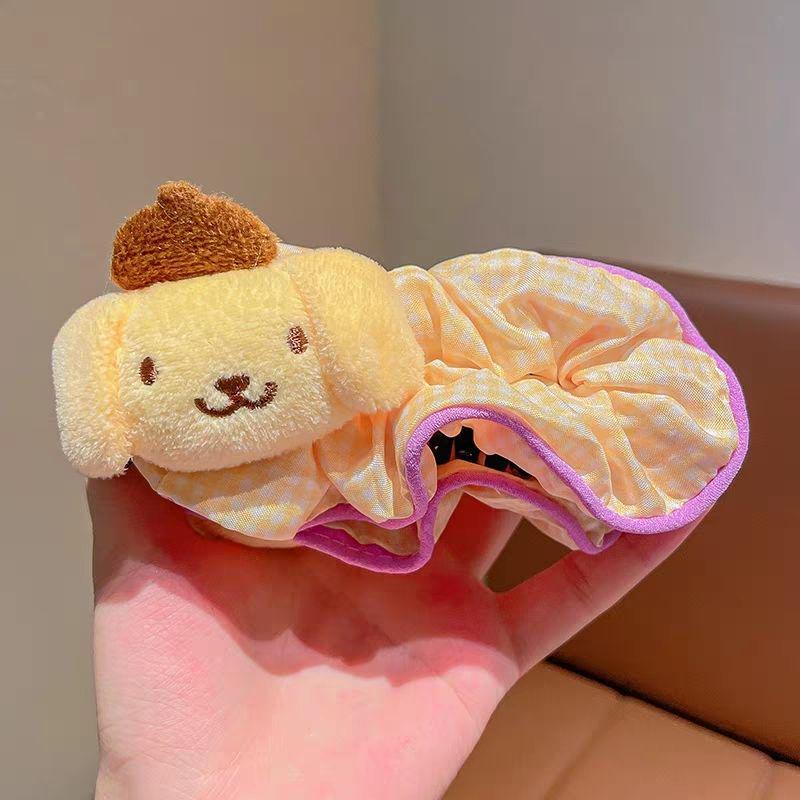 Sanrio Kids Cartoon Banana Clip: Cute Kawaii Hair Accessory for Girls - Gentle on Hair