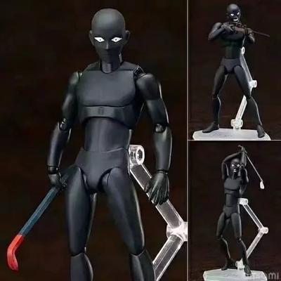 14cm Détective Conan Hanzawa Makoto Multiples Accessoires Figurine Anime Noire Modèle Statue Collection Fans Ornement de Bureau Jouets