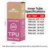 TPU TPU Inner Tube 700 X23 -32C Bike Inner Tires High Quality Cycling Bike Tires  Road Bike