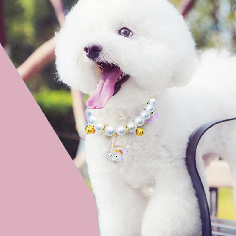 Pet  Pearl  Necklace Diverse Exquisite Styles Adjustable Size Cat Collar Jewelry Accessory Pendant