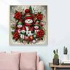 New Arrival 5D DIY Full Circle Diamond Painting "Christmas Snowman" Embroidery Cross Stitch Home Decoration Gift