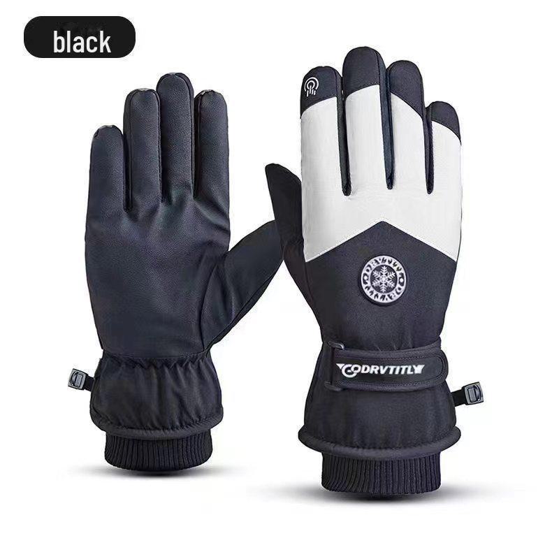 Winter Ski Gloves for Men & Women: Thickened, Windproof, Waterproof, Touchscreen-Compatible