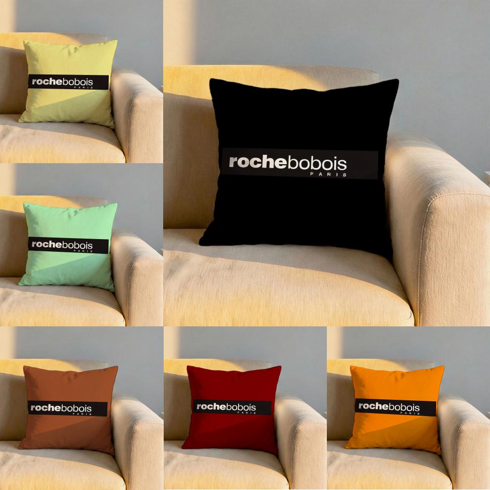 RRoches Luxury BBoboiS Cushion Cover Soft Reversible Durable Pillow Cover MultiScene Use for Home Car Daily Comfort