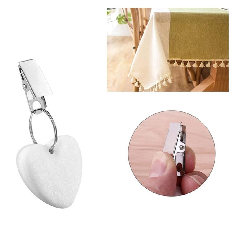 4 szt./zestaw obciążniki do obrusów z klipsem zawieszki do obrusów do domu na zewnątrz podróżujące akcesoria piknikowe