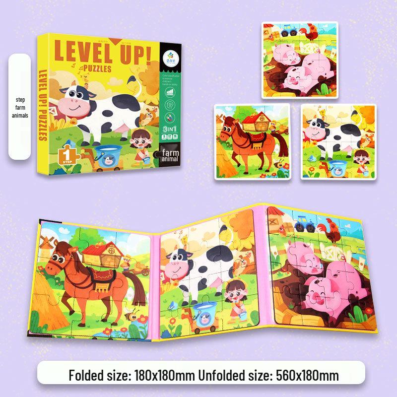 Magnetic Puzzle for Toddlers: Educational Toy for Ages 1-6, Boys & Girls