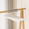 Goose-Shaped Anti-Slip Pants Hanger, Z Clip, Plastic, Non-Marking, Thickened for Wardrobe Storage and Drying.