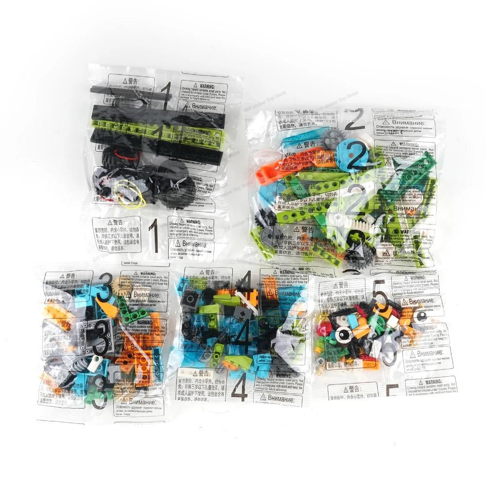 Programming WeDo 2.0 Robotics Core Set STEM Box Kit 280PCS Bricks Sound Sensor Connect Wire Building Block 45300 Education Gift