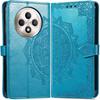 Flip Case for Oppo Reno 12FS / 12F, Mandala, Blue