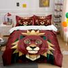 Geometric Lion Face Pattern. Bedding Sets Duvet Cover Sets Duvet Covers Pillowcases(1*Duvet Cover 2*Pillowcases Without Duvet Insert)