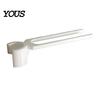Kitchen Faucet Sponge Holder Rag Holder, Space Saving Double Rod Hanger, Durable PLA Drainage Rack for Sponges Adjustable Snap on Drying Towels
