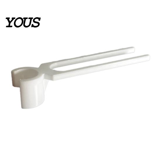 Kitchen Faucet Sponge Holder Rag Holder, Space Saving Double Rod Hanger, Durable PLA Drainage Rack for Sponges Adjustable Snap on Drying Towels