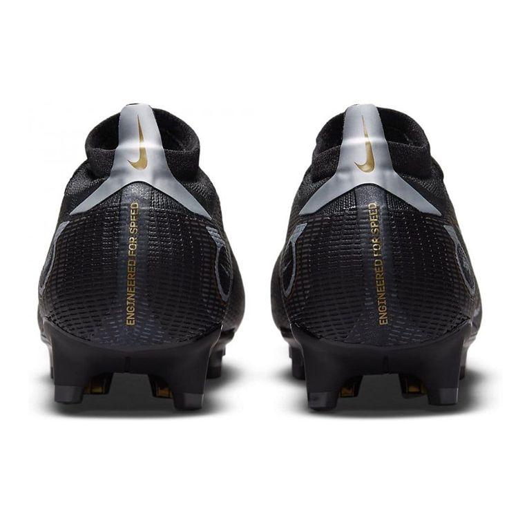 Nike Mercurial Vapor 14 Pro FG Black Metallic Gold Men Sneakers Metallic-Silver Cave-Stone DJ2846-007