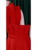 Plus Size Women's One-Shoulder Ruffle High-Waisted Evening Gown Dress