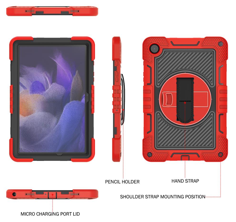 For Samsung Galaxy Tab A11 Plus 11inch SM-X230 SM-X236 Heavy Duty Armor Case A9 Plus 11 Kids Hybrid Cover PC-Silicone Case