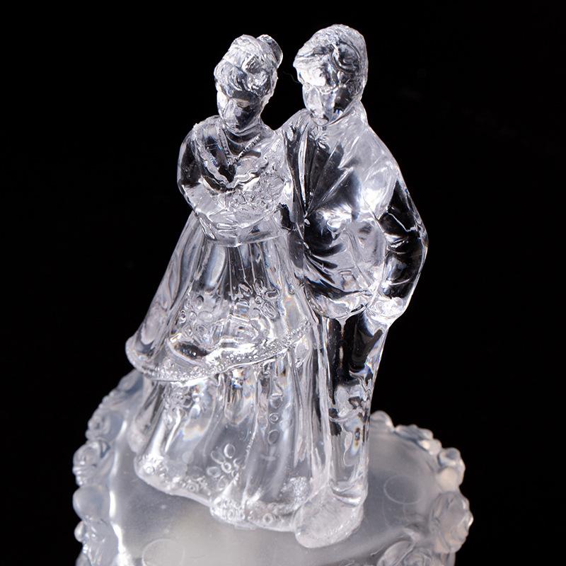 1PC luce notturna per coppia matrimonio nuovo acrilico luminoso regalo per le vacanze