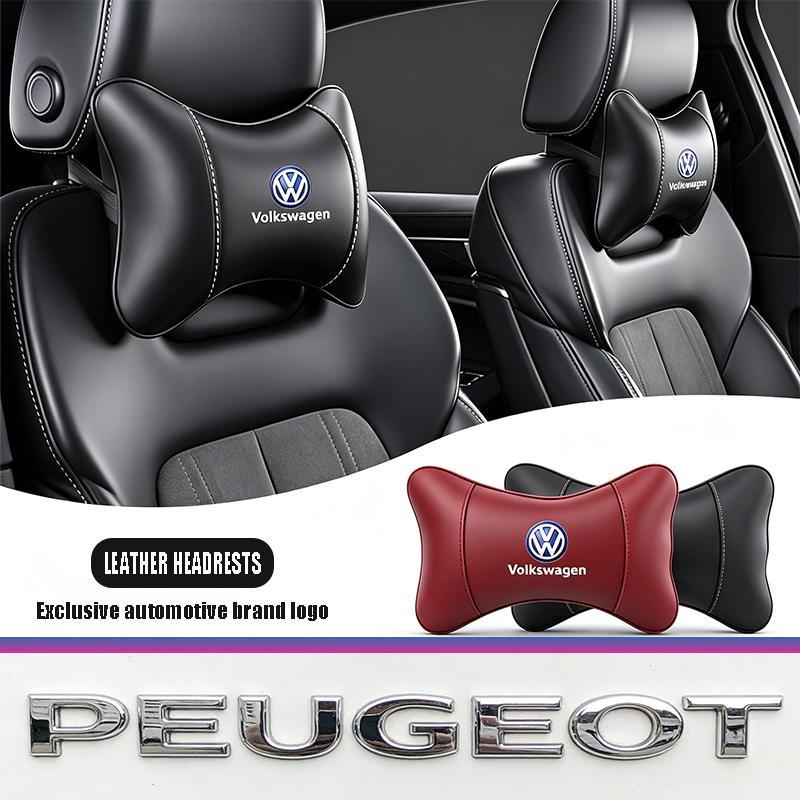 Car Interior Seats Are Comfortable and Soft with Soft Headrests Valve Cap For VW Golf Amarok T5 Phaeton Teramont ID3 Tiguan Zj6