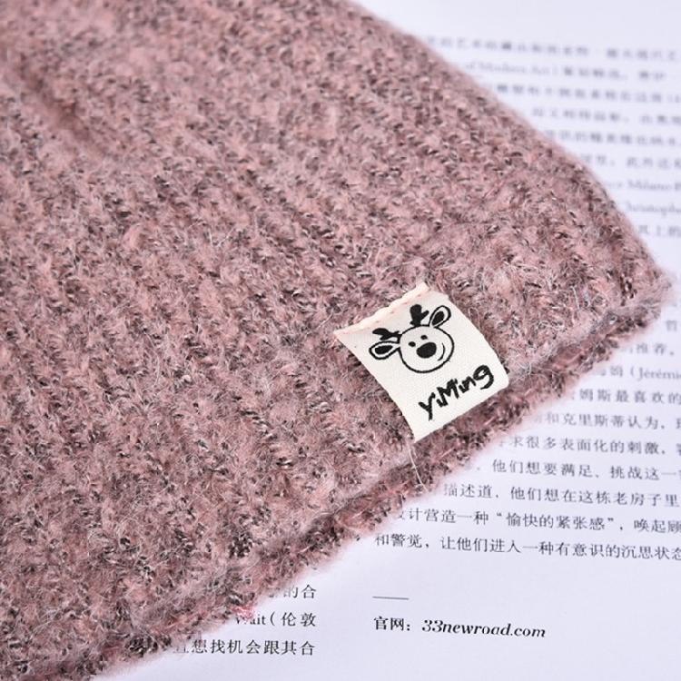 Trendy Woolen Hat Children Antlers Knitted Hat Christmas Hat Winter Halloween