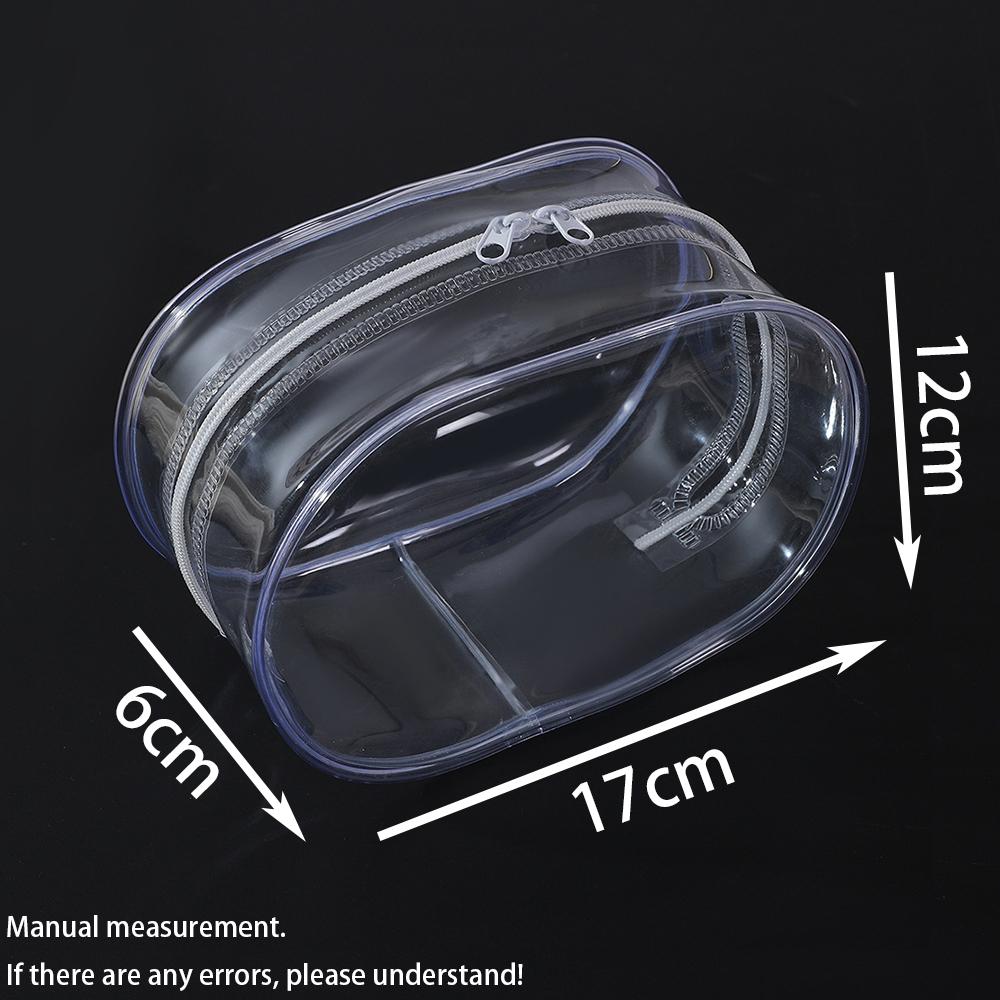 PVC Transparent Doll Carrying Bag  Doll Style Clear Display Window | Dustproof Zipper for Mini Figures & Keychain Accessories