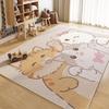 Cartoon Living Room Rug Non-slip Bed Blanket for Domestic Bedrooms Children's Room Covered with Crystal Velvet Carpet
