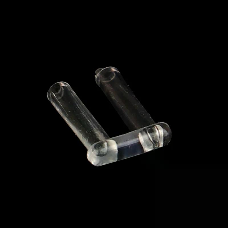 100 Pz/Set Doppio Tappo in Gomma Per Occhiali Senza Montatura Fibbia di Ricambio Per Occhiali da Vista Accessori per Attrezzatura per Occhiali