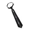 Glitter Business Adjustable Neck Tie Black Pre Tied Neck Tie  Uniform Shirt