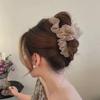 Summer Fairy Style Mesh Pleated Hair Shark Clip for Women