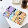 B-Blueys Phone Case For Samsung S 24 Fe 25 Ultra Plus 20 Lite 21 30 22 23 24 22 Ultra 5G Fundas