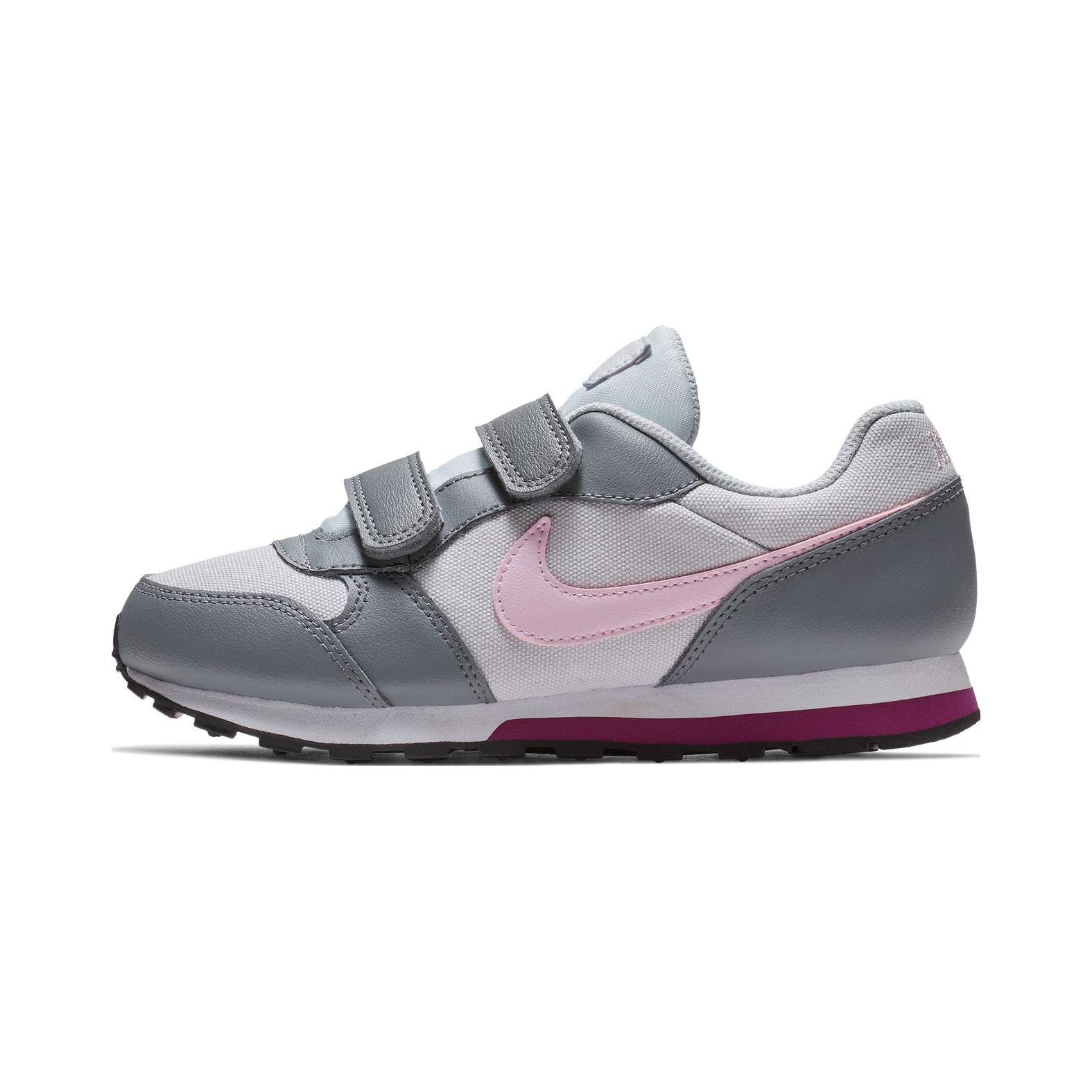 

Nike MD Runner 2 Abrasion Resistant Kids Running Shoes Gray Kids 807320-017 35