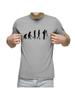 Gray T-Shirt Graphic of the Evolution of a Surveyor