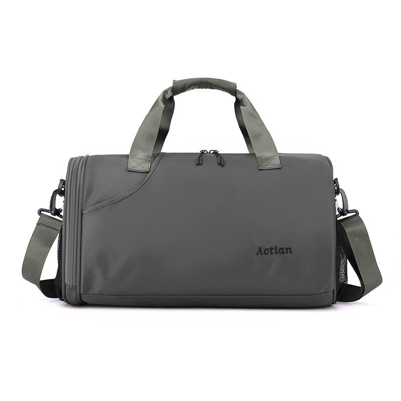 

Simple Large Capacity Pressure-reducing Hand-heat Bag Luggage Bag Dry and Wet Separation Fitness Bag Can Be Used To Pull Rod and Shoe Bin серый