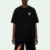 Off-White SS21 Oil Painting Arrows Print Short Sleeve T-Shirt Unisex Tops Black OMAA038F20FAB0021001