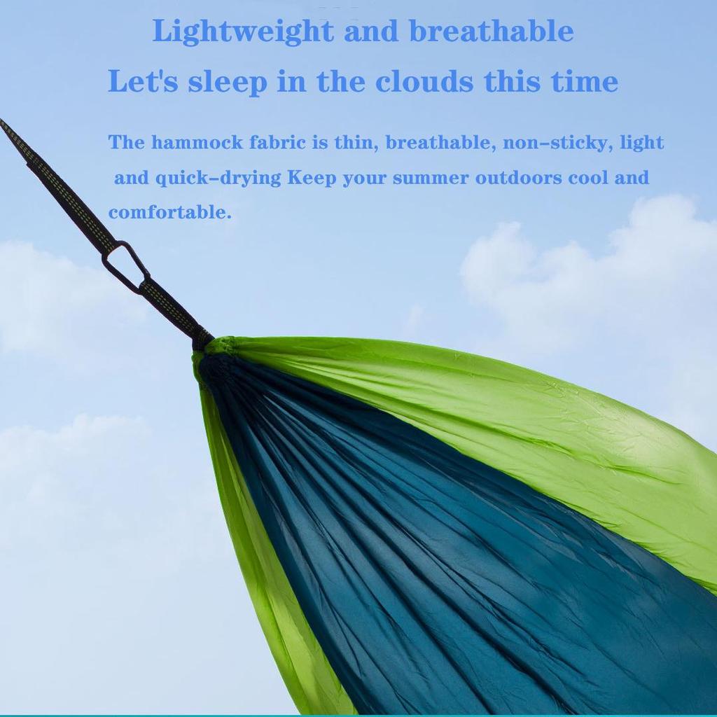 Xiaomi Zaofeng Hamak Salıncak Yatak 1-2 Kişilik Paraşüt Hamakları Maksimum Yük 300KG Dış Mekan Kamp Salıncakları Paraşüt Kumaşı