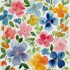 Outdoor Dekostoffe Oxford - Motiv Blumen I Dx5621