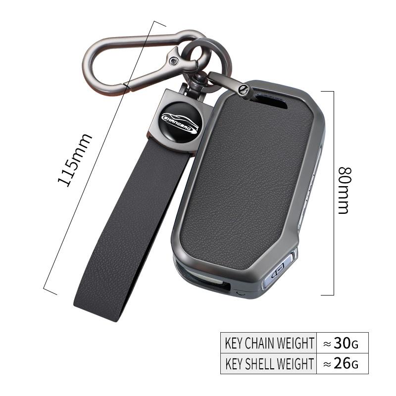 Zinc Alloy Leather Car Key Case Fob Cover For KIA Sportage R Stinger GT Sorento Ceed CD Cerato Forte SELTOS 2019 Accessories