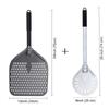 SHANGPEIXUAN 16/14/13/12 Zoll perforierte Pizzaschaufel rechteckige Pizzaschaufel Aluminium Hartbeschichtung Pizzaschaufel Paddel kurzes Werkzeug 1