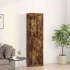 Smoked Oak Wardrobe 55 x 25 x 189 cm Engineered Wood