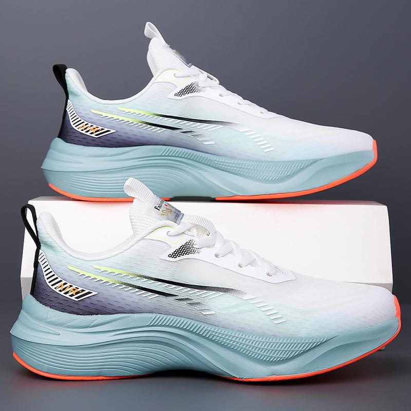 Men's Shoes Summer New Mesh Shoes Men's Breathable and Lightweight Thin Shock-absorbing Running Sports and Leisure Shoes