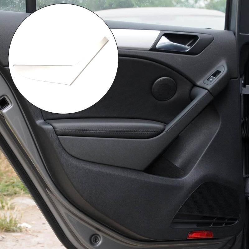Strong Metal Interior Door Handle Cover Side Inner Door Handle Trim Cover Vehicle Accessories Suitable for Golf 6